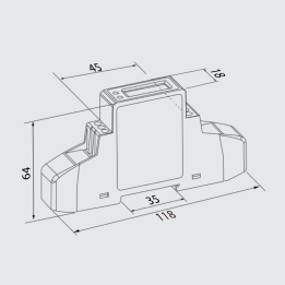 Legrand - Compteur d'énergie MONO EMDX3 - 5 à 45A - affichage numérique - Réf : 700040