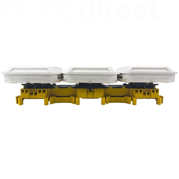 Legrand - Plexo - Triple prise 2P+T - 16A - 230V - composable - précâblée - horizontale - IP55/IK07 - Réf : 069644L