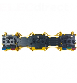 Legrand - Plexo - Triple prise 2P+T - 16A - 230V - composable - précâblée - horizontale - IP55/IK07 - Réf : 069644L