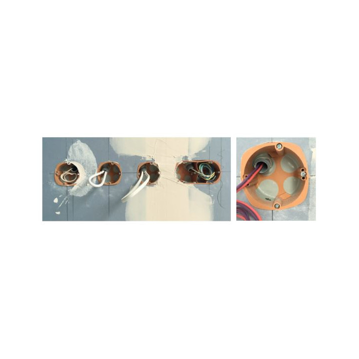 SIB - LOT de 50 Boîtes simple BBC Profondeur 55 mm Diam 67 - Réf. : P36850x50