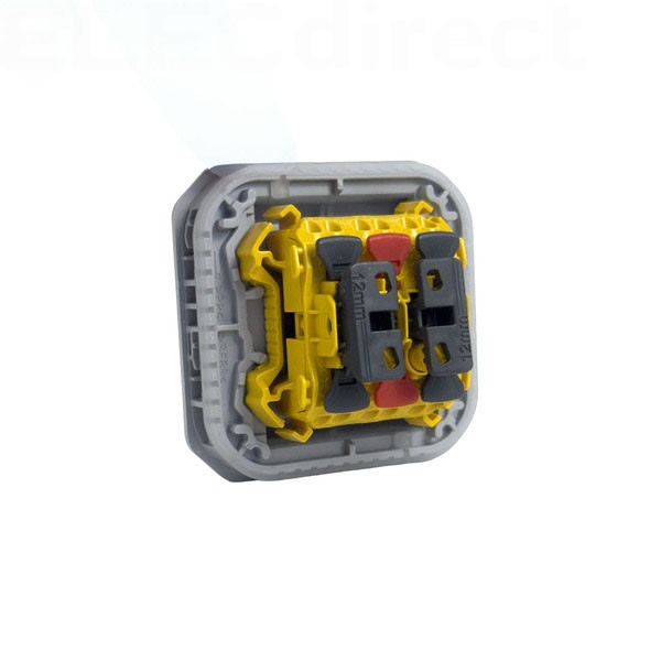 Legrand - Plexo - Transformeur réversible - 5 fonctions - étanche - IP55/IK08 - Gris - Réf : 069506L