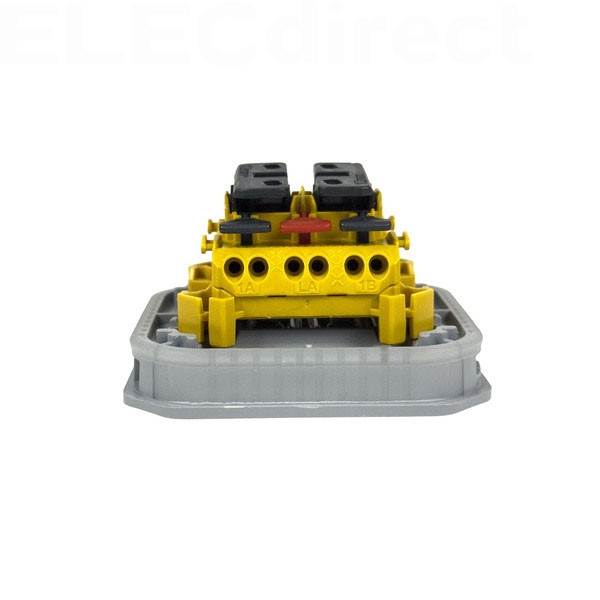 Legrand - Plexo - Transformeur réversible - 5 fonctions - étanche - IP55/IK08 - Gris - Réf : 069506L