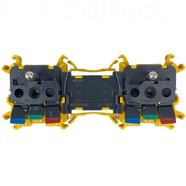 Legrand - Plexo - PC 2x2P+T précâblé 16A 230V + piquet de jardin - IP55/IK07 - Réf : 069749L