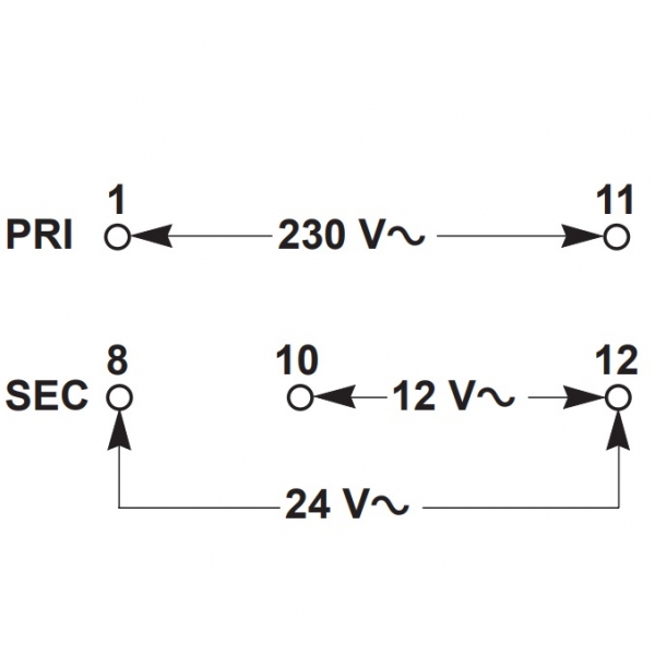 Schneider - Transformateur TRClic SECU 25VA - 12-24V - Réf : A9A15219