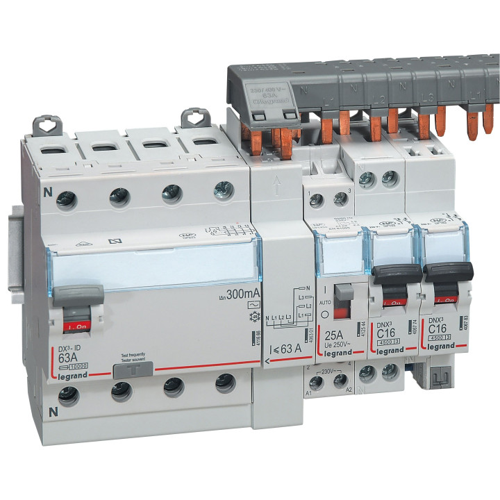 Legrand - Peigne HX3 optimisé tétrapolaire - 6 modules - Réf : 405200