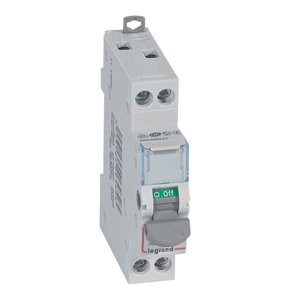 Legrand - DX3 Interrupteur-sectionneur Bipolaire - 20A - 400V - Réf : 406432