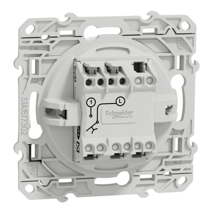 Legrand - Télérupteur CX3 - Unipolaire 16A + 3 Poussoirs Odace 2011 - 412408+s520702x3+s520206x3