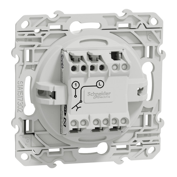 Legrand - Télérupteur CX3 - Unipolaire 16A + 3 Poussoirs Odace 2011 - 412408+s520702x3+s520206x3