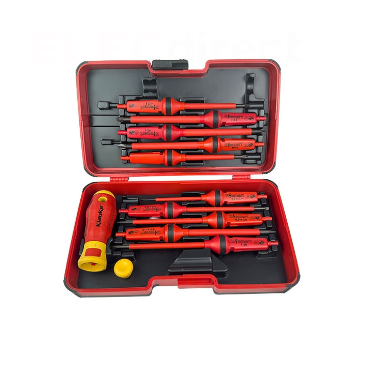 Klauke - Coffret plastique - 10 lames isolées 1000V - Réf : KL300EIS