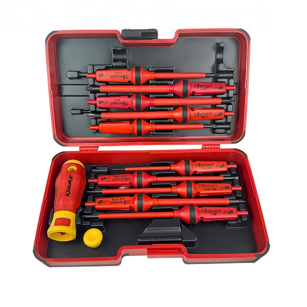 Klauke - Coffret plastique - 10 lames isolées 1000V - Réf : KL300EIS