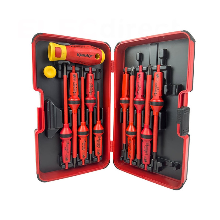 Klauke - Coffret plastique - 10 lames isolées 1000V - Réf : KL300EIS