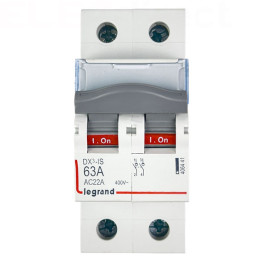 Legrand - DX3 Interrupteur-sectionneur Bipolaire - 63A - Réf : 406441