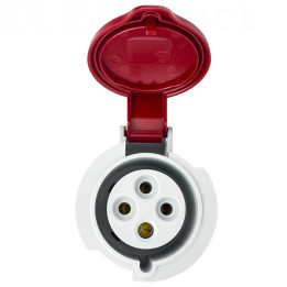 Digital - Fiche femelle 3P+T 32A -380V - IP44 - Réf : 51414 (03205)