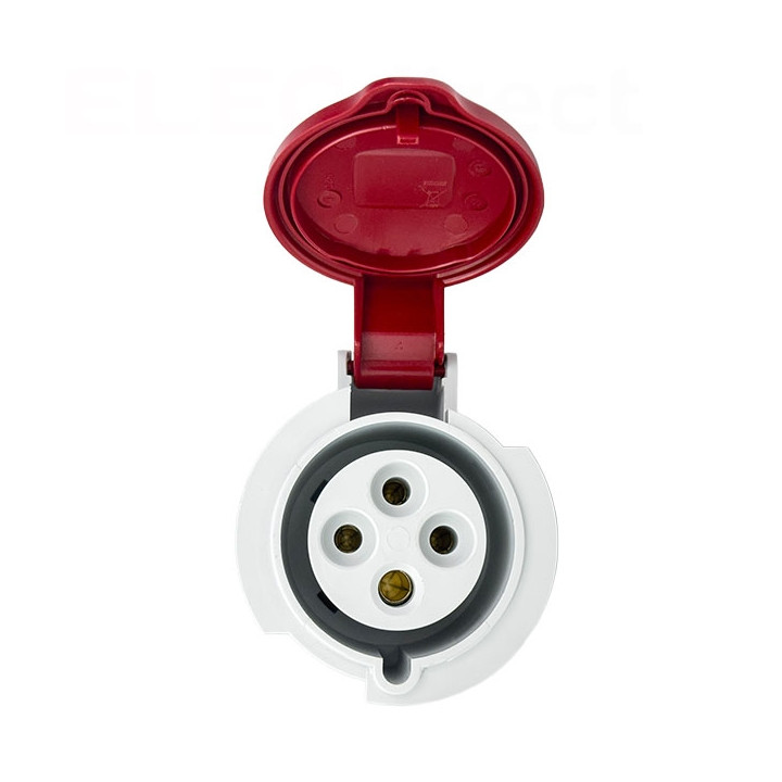 Digital - Fiche femelle 3P+T 32A -380V - IP44 - Réf : 51414 (03205)