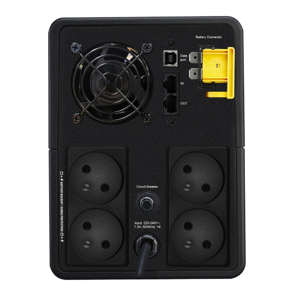 Schneider - Onduleur APC - Back-UPS - 1600 VA - tour - 230 V - 4 prises - AVR - Réf : BX1600MI-FR
