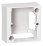 Legrand - Cadre saillie 82x82 - Pour socle à encastrer 20A - Prof. 40mm - Ivoire - Réf : 055439