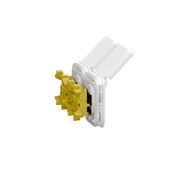 Legrand - Plexo - Double prise 2P+T - 16A - 250V - composable - précâblée - horizontale - IP55/IK08 - Réf : 069642L