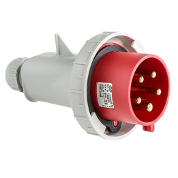Digital Electric - Fiche mâle 3P+N+T 32A - 380V - IP67 - Réf : 51824 (03606)