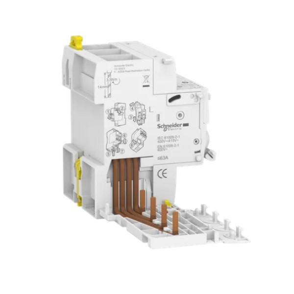 Schneider - Acti9 - iC60 - Bloc dif Vigi - 4P - 63A - 300mA - type AC - 400V - Réf : A9V14463