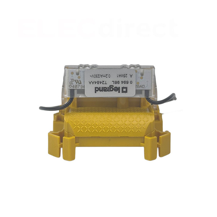 Legrand - Plexo - Bouton poussoir lumineux 10A - 250V - IP55/IK08 - Réf : 069722L
