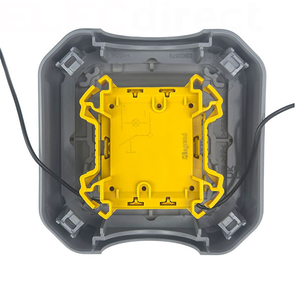 Legrand - Plexo - Bouton poussoir lumineux 10A - 250V - IP55/IK08 - Réf : 069722L