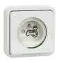 Schneider - Mureva Styl - Prise courant 2P+T - Renforcée pour VE - Encastré - IP55/IK08 - Blanc- Ref : MUR39011
