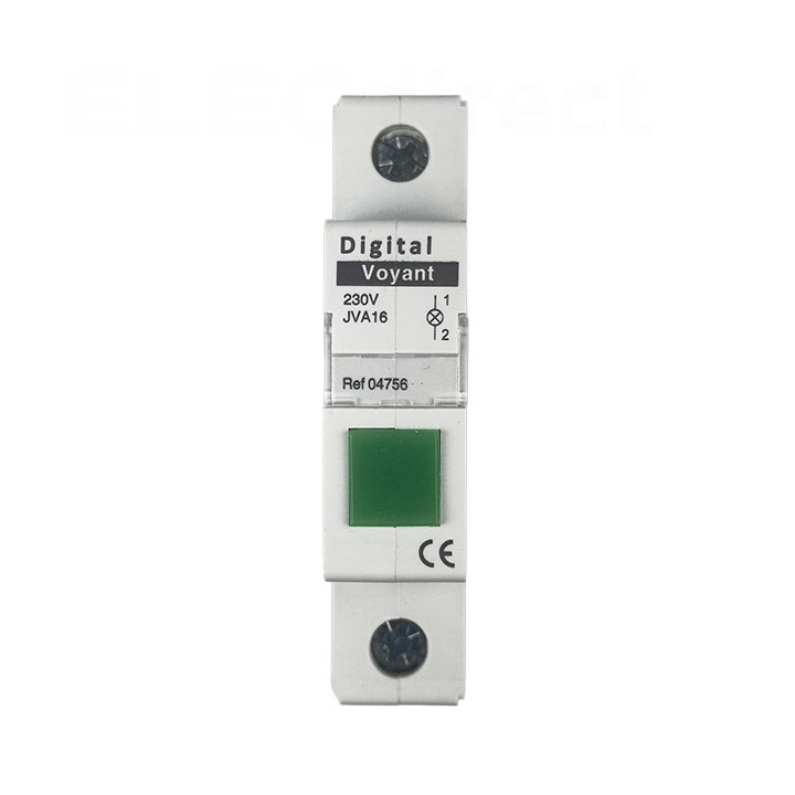 Digital Electric - Voyant Modulaire vert - 230V - Réf : 04756