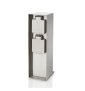 Philips - Poteau de jardin Inox - IP44 - avec 2 prises 2P+T - 230V - Réf : 171084746