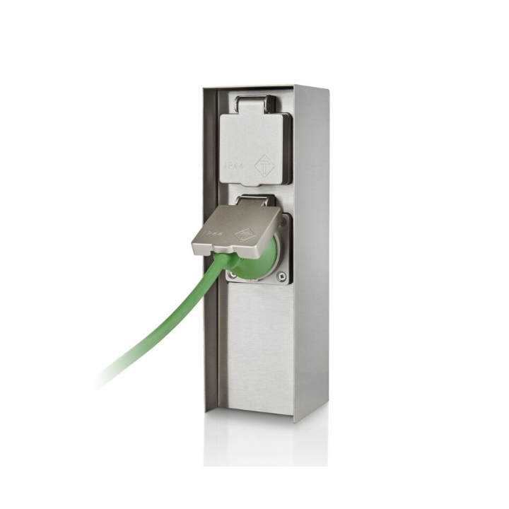 Philips - Poteau de jardin - IP44 - avec 2 prises 2P+T - 230V - Réf : 171084746