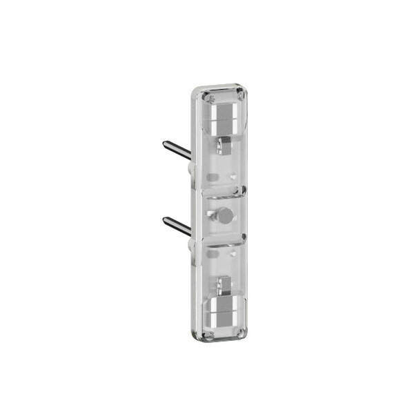 Legrand - Céliane 2024 - Double Interrupteur va-et-vient - Lumineux - COMPLET - Blanc - 1 poste - Réf : CG3001