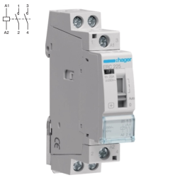 Hager - Contacteur - 25A - 2F - 230V - à commande manuelle - Réf : ERC225