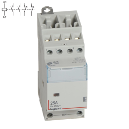 Legrand - Contacteur - 25A - 2O+2F - 230V - sans commande manuelle - Réf : 412533