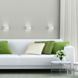Spectrum - Applique murale intérieur bi-directionnelle - Squalla G9 blanc - IP20 - Réf : SLIP006001
