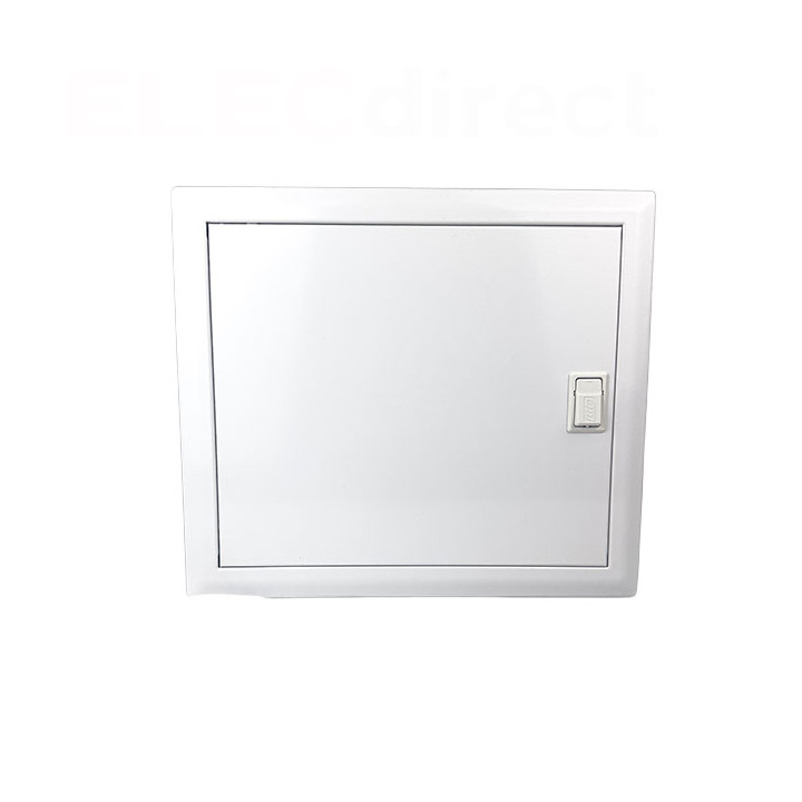 Digital electric - Coffret encastré vide - IP40 porte métal extra plate - 1 rangée - 14 mod - Réf : 07432
