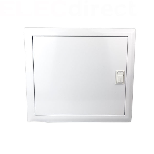 Digital electric - Coffret encastré vide - IP40 porte métal extra plate - 1 rangée - 14 mod - Réf : 07432