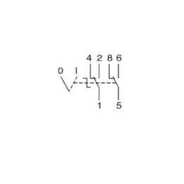 Schneider - Commutateur 2 positions - 2 contacts inverseurs OF 230V 20A - Réf : SCHA9E18071