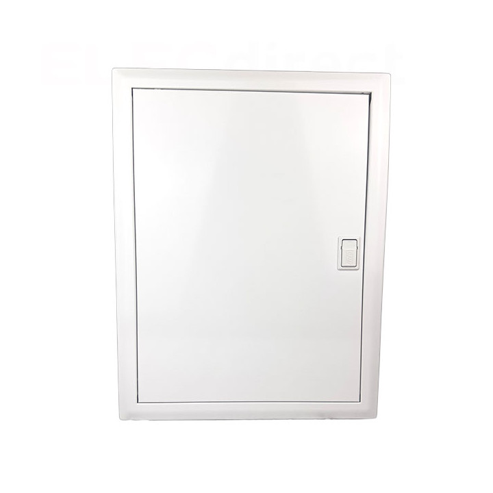Digital electric - Coffret encastré vide - IP40 porte métal extra plate - 2 rangées - 28 mod - Réf : 07434