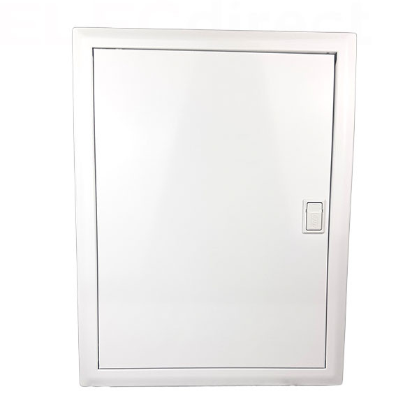 Digital electric - Coffret encastré vide - IP40 porte métal extra plate - 2 rangées - 28 mod - Réf : 07434