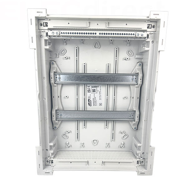 Digital electric - Coffret encastré vide - IP40 porte métal extra plate - 2 rangées - 28 mod - Réf : 07434