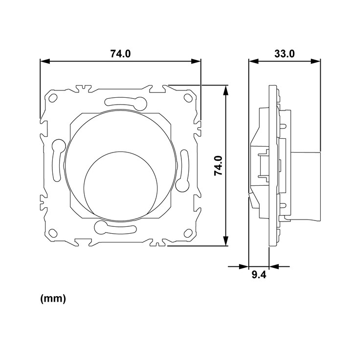 Schneider - Odace 2025 - sortie de câble - serre câble 6 à 12 mm² - blanc craie - Réf : S920662