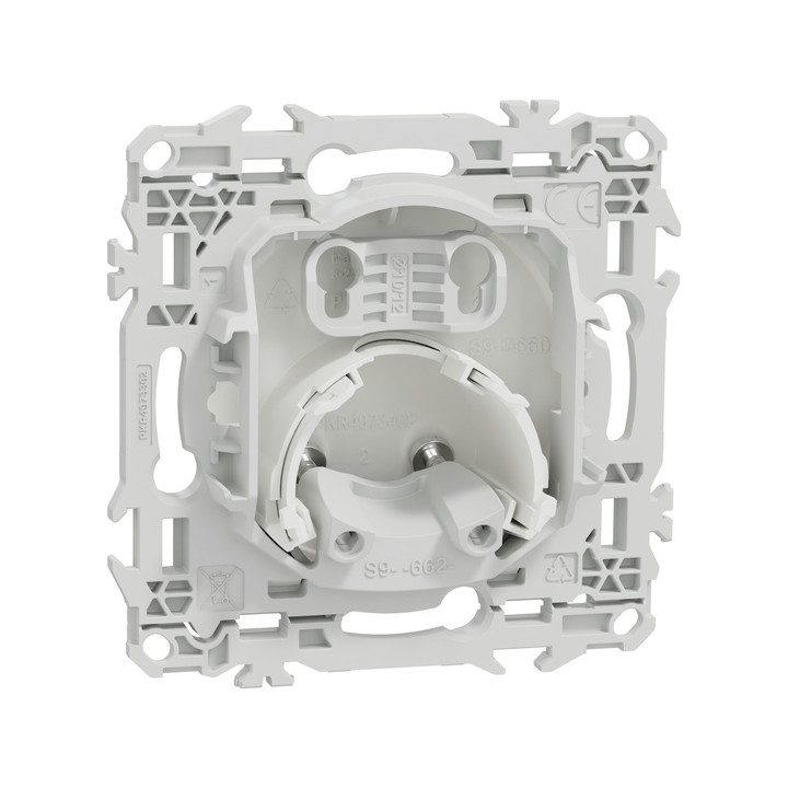 Schneider - Odace 2025 - sortie de câble - serre câble 6 à 12 mm² - blanc craie - Réf : S920662
