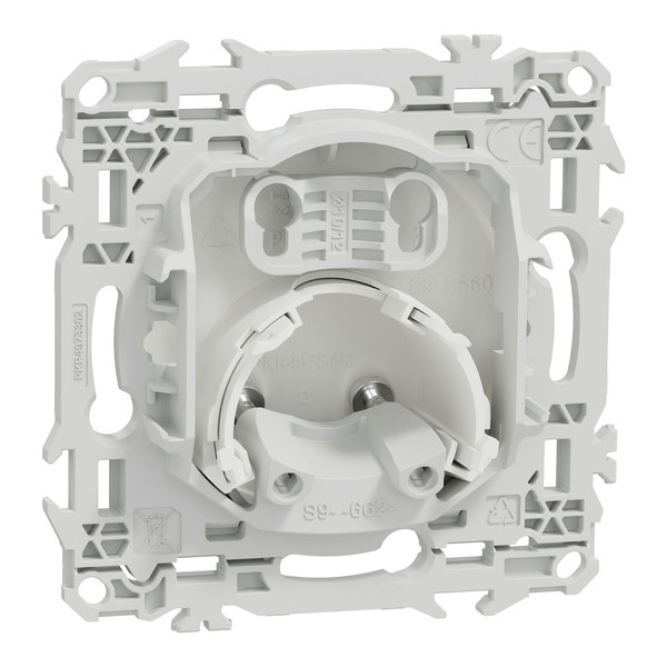 Schneider - Odace 2025 - sortie de câble - serre câble 6 à 12 mm² - blanc craie - Réf : S920662