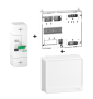 Schneider - Disjoncteur de branchement EDF + platine + habillage + porte - Réf : R9FT645+R9H13206+R9H13418