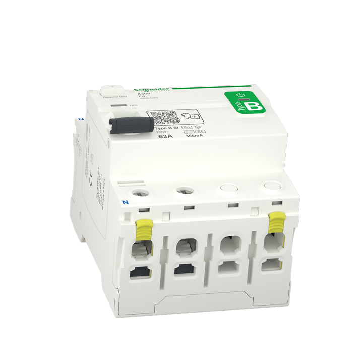 Schneider - Acti9 iID - Interrupteur différentiel - 2P - 63A  - 300ma - Type B-SI - Réf : A9Z64263