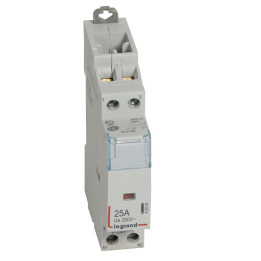 Legrand - Contacteur de puissance bipolaire bobine 230V - 25A - 2O - Réf : 412524