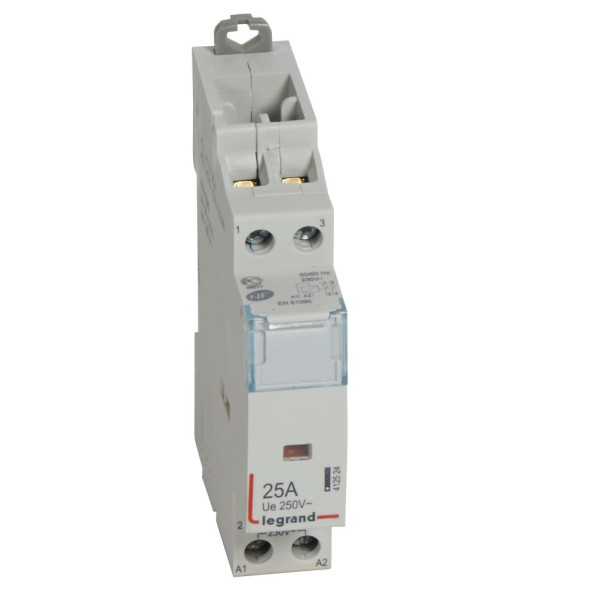 Legrand - Contacteur de puissance bipolaire bobine 230V - 25A - 2O - Réf : 412524