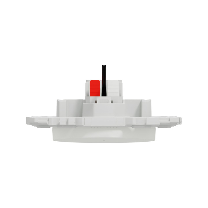 Schneider - Odace 2025 - va-et-vient ou poussoir lumineux/témoin LED verte 0,15mA - 10AX - blanc craie - Réf : S920263