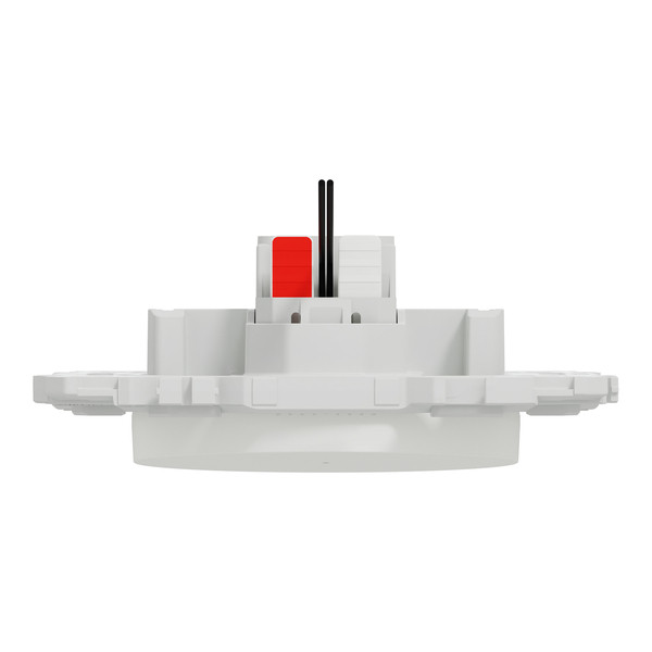 Schneider - Odace 2025 - va-et-vient ou poussoir lumineux/témoin LED verte 0,15mA - 10AX - blanc craie - Réf : S920263