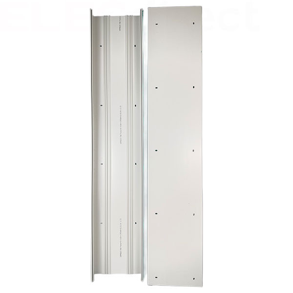 Cofrelec - Goulotte GTL saillie 255 cm - 2 fonds - 2 couvercles - 2 cloisons - 6 supports - Réf : COF255SCE1