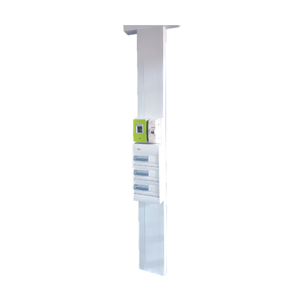 Cofrelec - Goulotte GTL saillie 255 cm - 2 couvercles - 13 modules - Réf : COF255SCE1